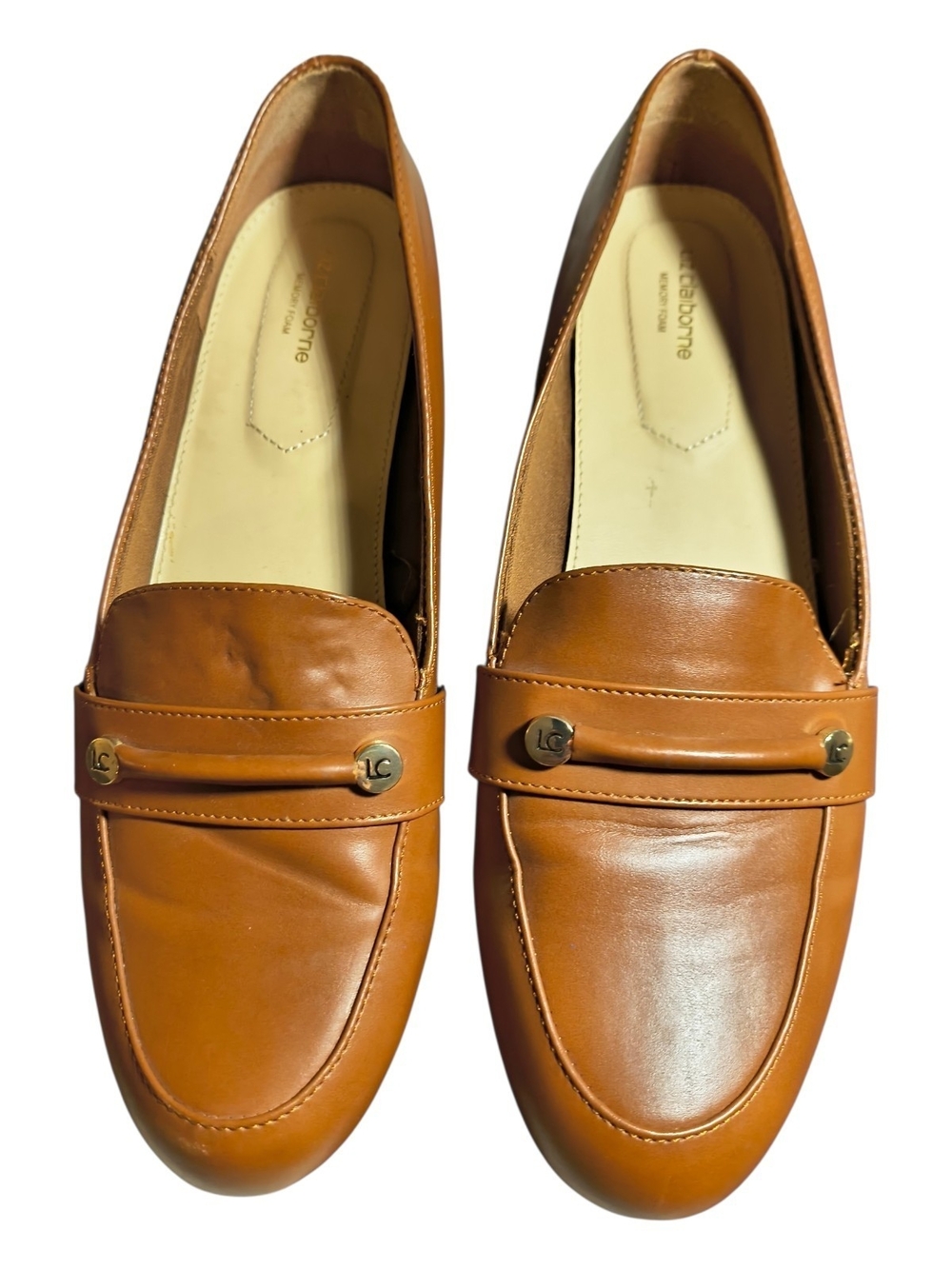 Liz Claiborne Tan Leather Loafers -10